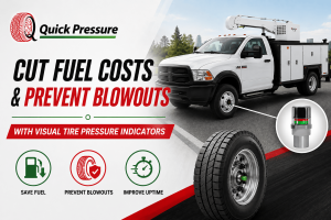 Cut Fleet Fuel Costs & Prevent Blowouts with Visual Tire Pressure Indicators